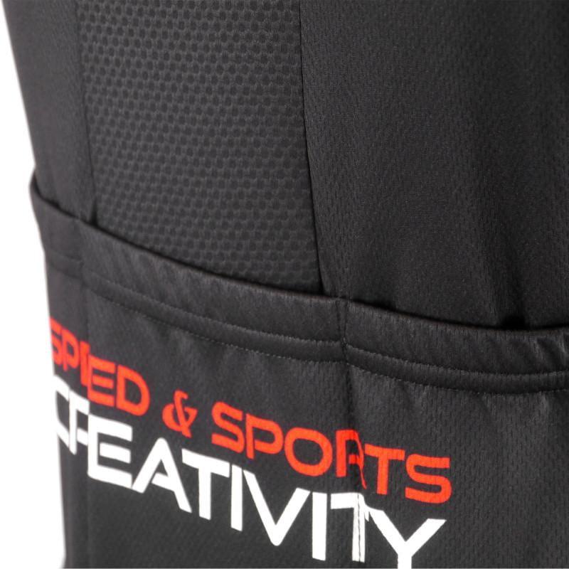 MAILLOT SILA CARBON STYLE 2 ROUGE - Manches courtes Référence 1626 V-MAILLOT LACTIKS