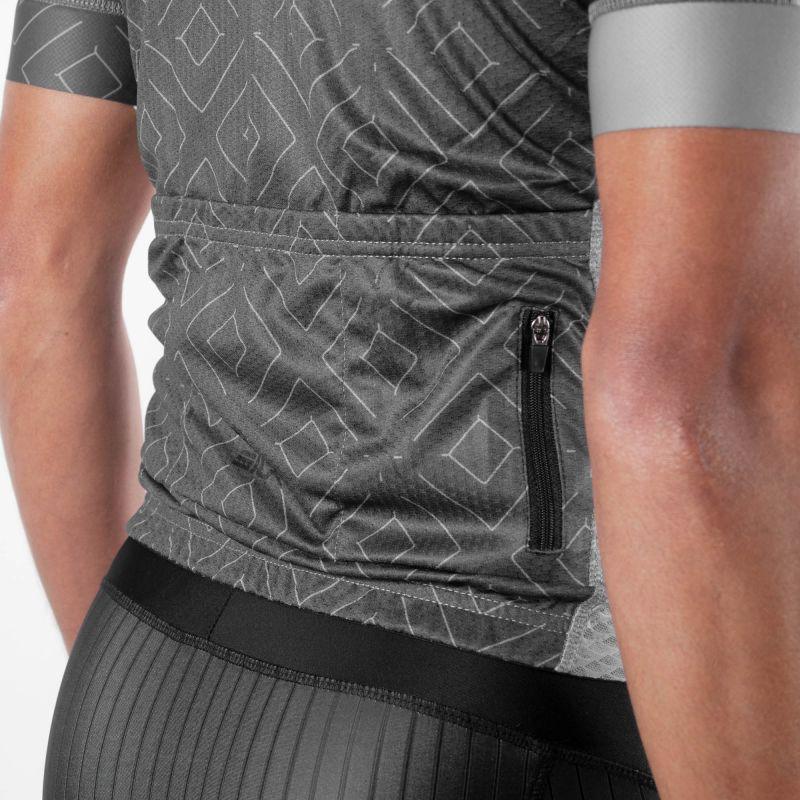 MAILLOT SILA CLASSY STYLE - GRIS – Manches courtes V-MAILLOT SILA SPORT