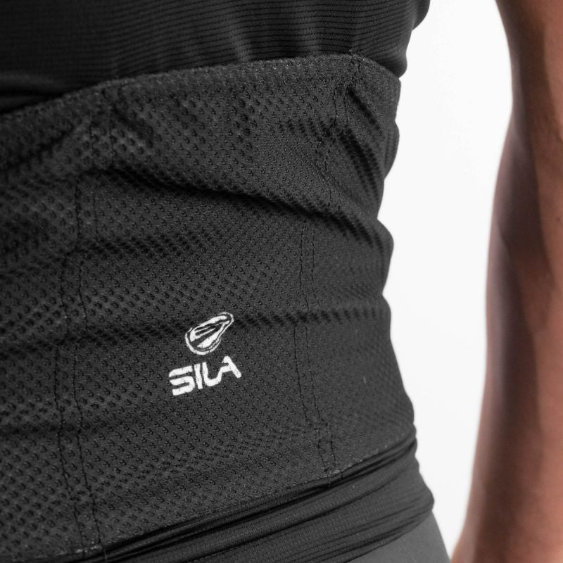 MAILLOT SILA LASER - BLEU/JAUNE – Manches courtes V-MAILLOT SILA SPORTS