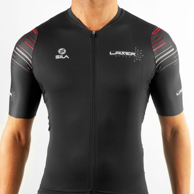 MAILLOT SILA LASER - EMERAUDE – Manches courtes V-MAILLOT SILA SPORT