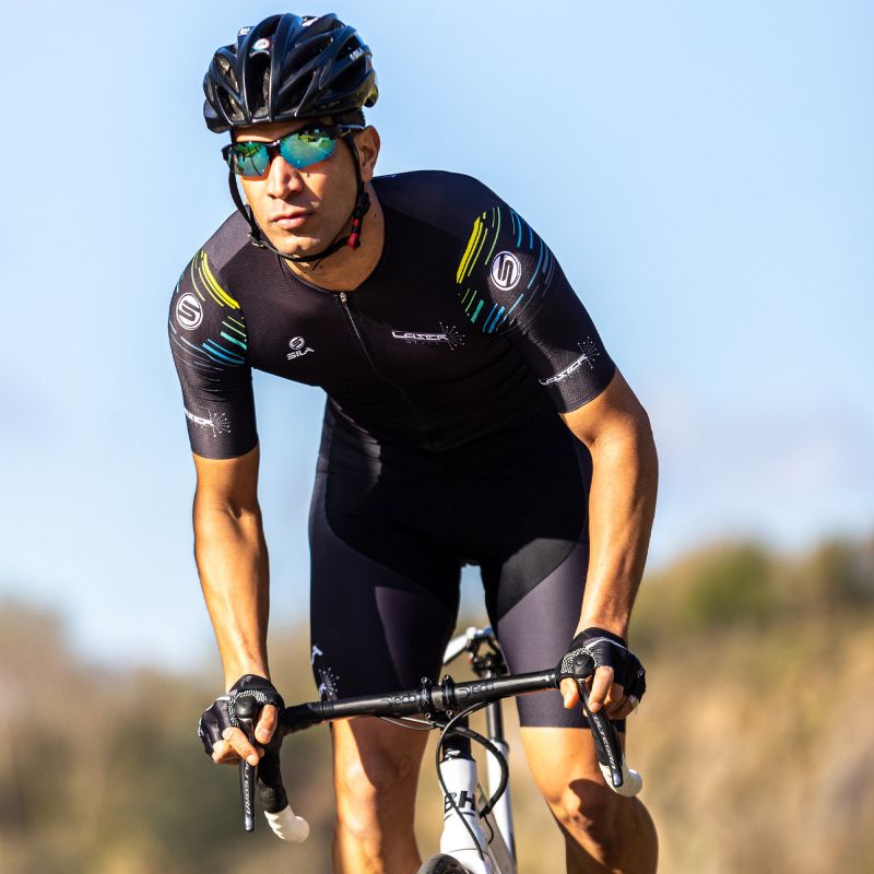 MAILLOT SILA LASER - GRENAT – Manches courtes V-MAILLOT SILA SPORT