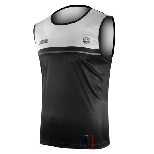 MAILLOT SM RUNNING HOMME ARMOS TALISMAN GRIS V-MAILLOT SILA SPORTS M GRIS