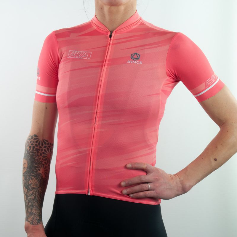 MAILLOT TOP LADY SLIMLIGHT ARMOS AYA MC SAUMON V-MAILLOT SILA SPORTS