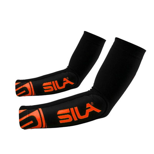 MANCHETTES THERMIQUES SILA FLUO STYLE 3 ORANGE 1402 A-MANCHETTES SILA SPORT