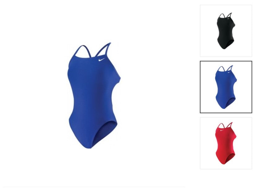 NIKE POLY CORE SOLIDS FEMME V-MAILLOT DE COMPETITION FEMME NIKE