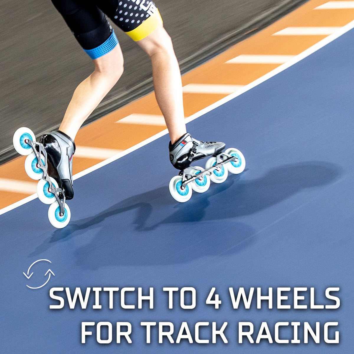 Patin de vitesse en ligne Agility-3 4x100mm DISPONIBLE MAINTENANT R-CHAUSSURE CADOMOTUS