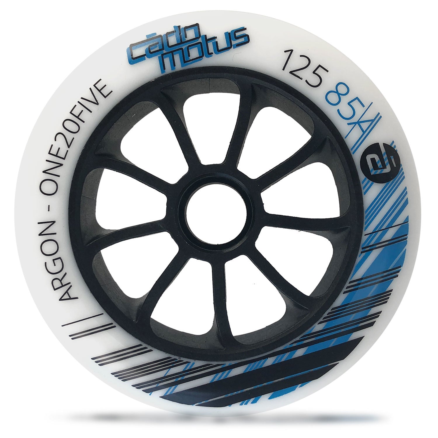 ROUES PATINS À ROULETTES ARGON 125 MM/L'UNITÉE R-ROUES CADOMOTUS