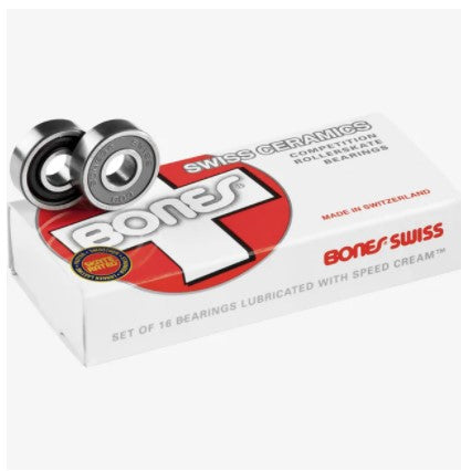 Roulements en céramique suisse Bones - 8mm - paquet de 16 M-BEARINGS BONES SWISS