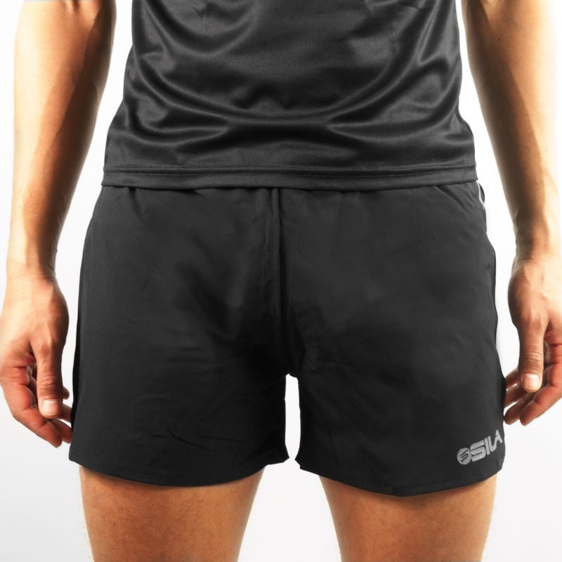 SHORT RUNNING SILA PRIME HOMME - NOIR Modèle 2742 V-SHORT SILA SPORTS