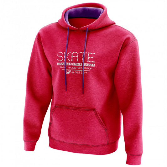 SWEAT À CAPUCHE SILA SKATE SUPPORT - ROSE 1572 T-SWEAT SILA SPORT