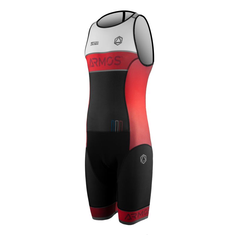 TRIFONCTION HOMME CD ARMOS TALISMAN ROUGE SM V-COMBINAISON SILA SPORTS XS ROUGE