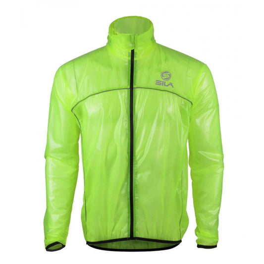 VESTE PLUIE IMPERMÉABLE SILA JAUNE FLUO 1099 V-VESTE SILA SPORT