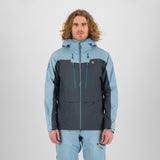 MIDI SHELL JACKET WOODL.GRAY/SMOKE BLUE | 2511019-008  2025-26