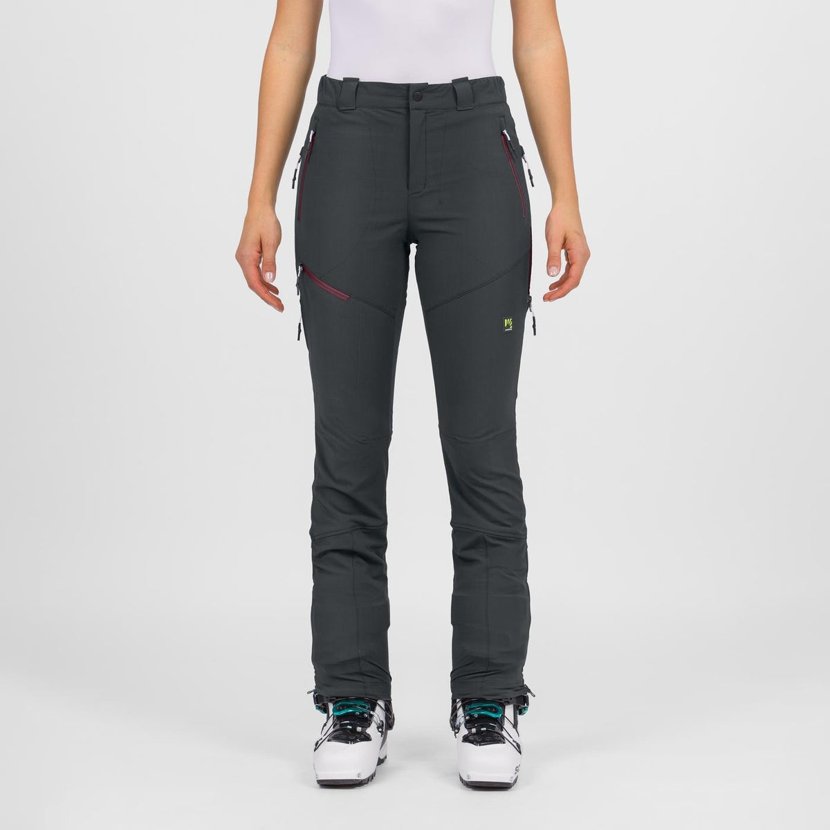 SAN MARTINO 2.0 W PANTS  WOODL.GRAY/CRIMSON | 2522089-080   2026-27