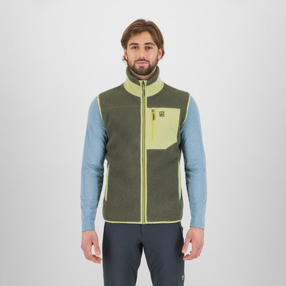 MOIAZZA RETRò FLEECE VEST  DEEP DEPTHS/TARRAGON | 2531078-007   2026