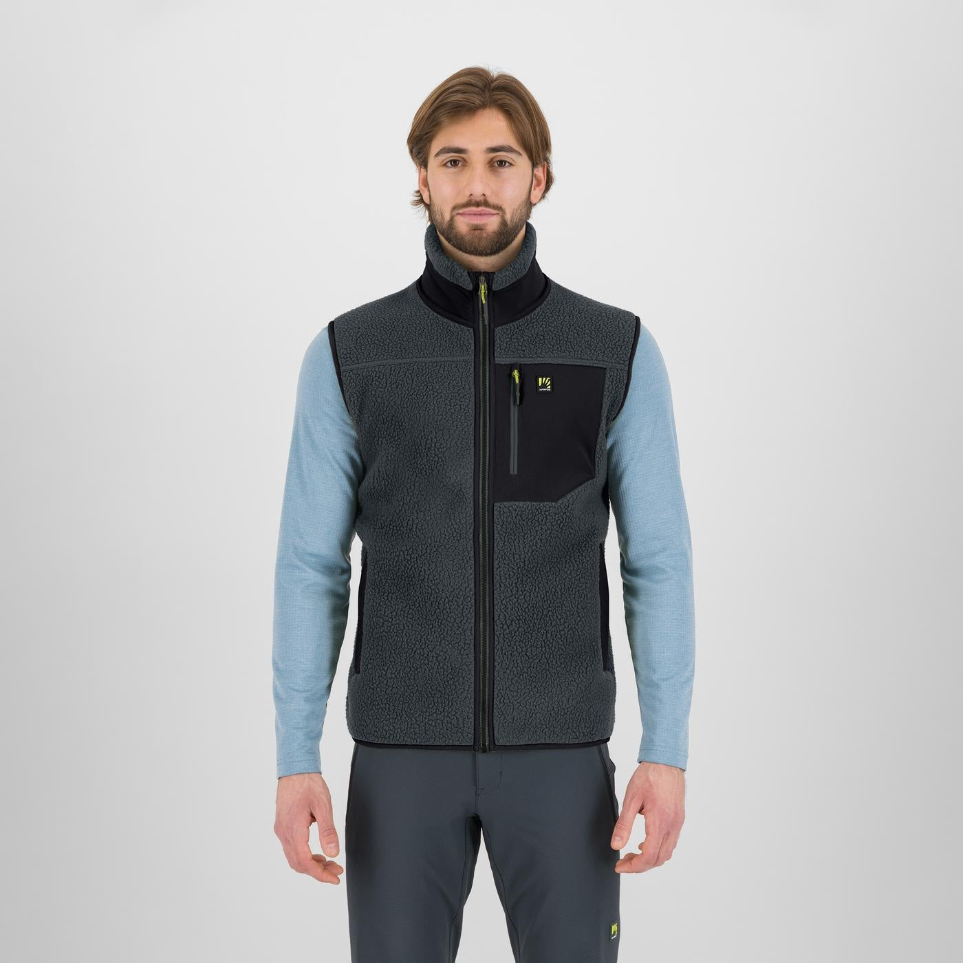MOIAZZA RETRò FLEECE VEST     WOODL.GRAY/BLACK | 2531078-401N  2026