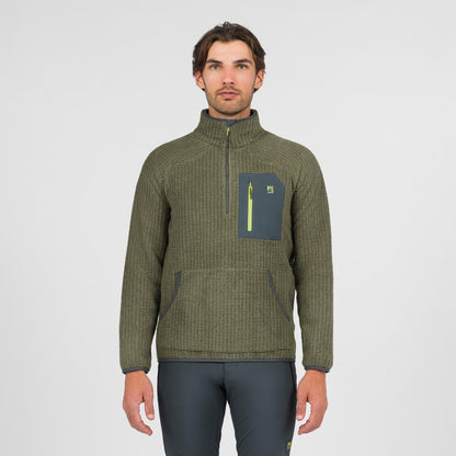 ROCCHETT HALF-ZIP FLEECE DEEP/GREY WOOD | 2531098-007 2026