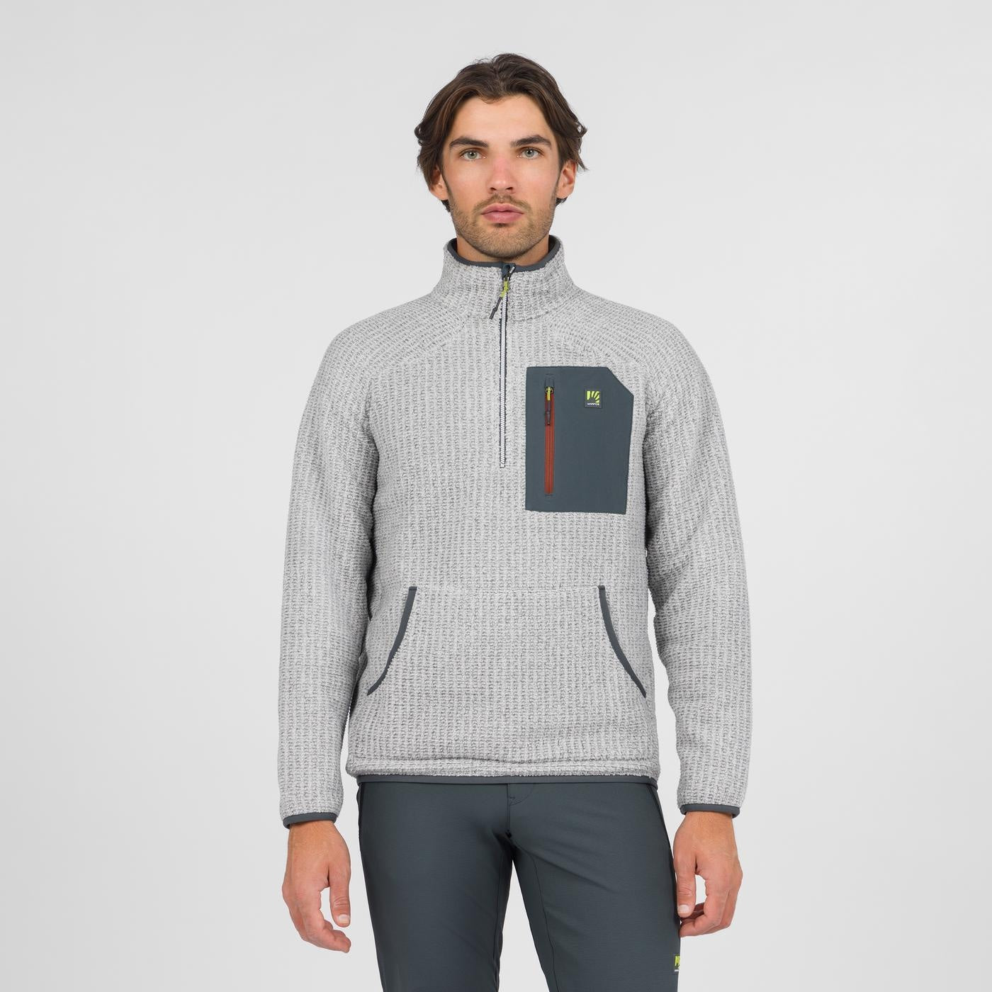 ROCCHETT MICRO CHIP/WOODL.GRAY HALF-ZIP FLEECE | 2531098-021 2026