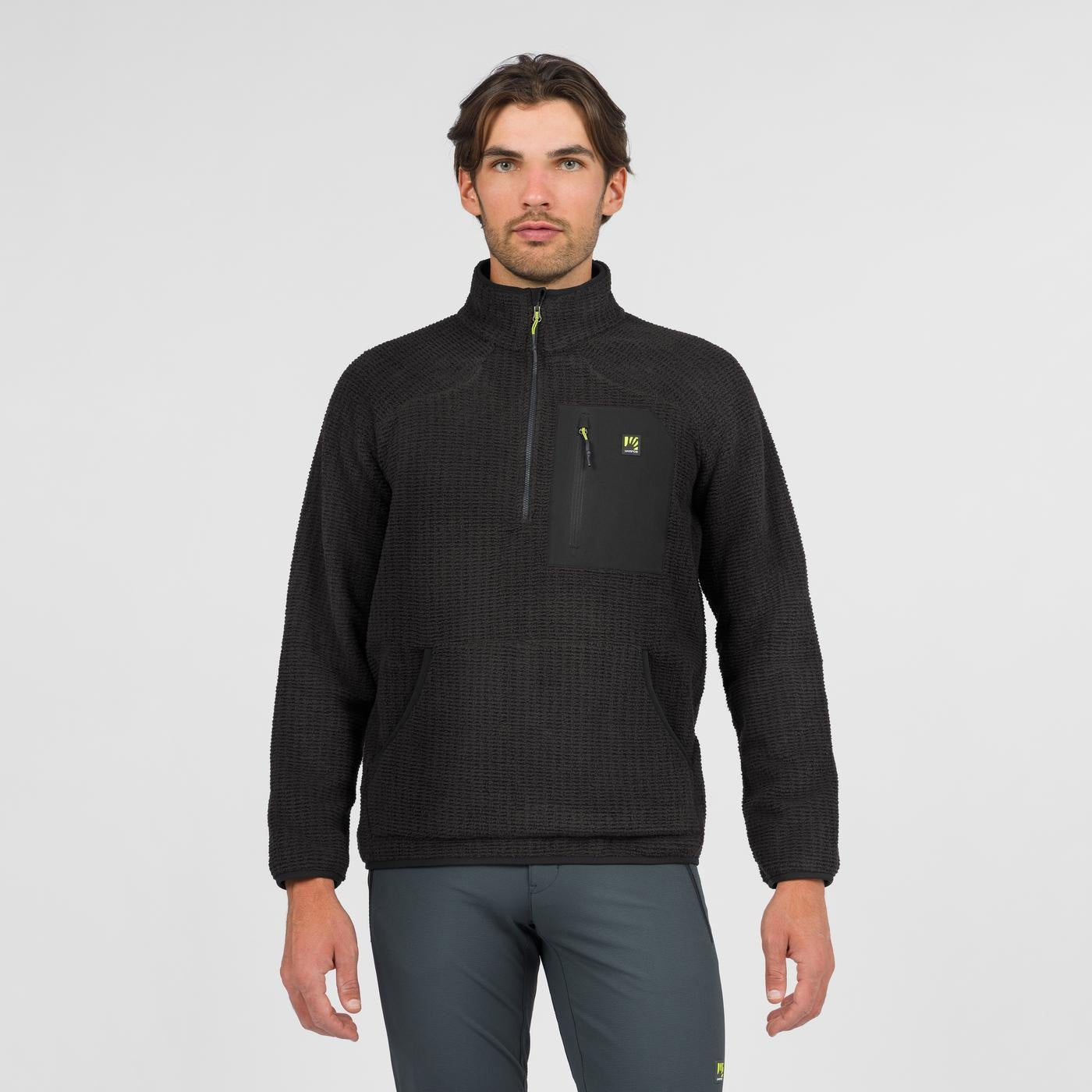 ROCCHETT BLACK HALF-ZIP FLEECE | 2531098-400N 2026
