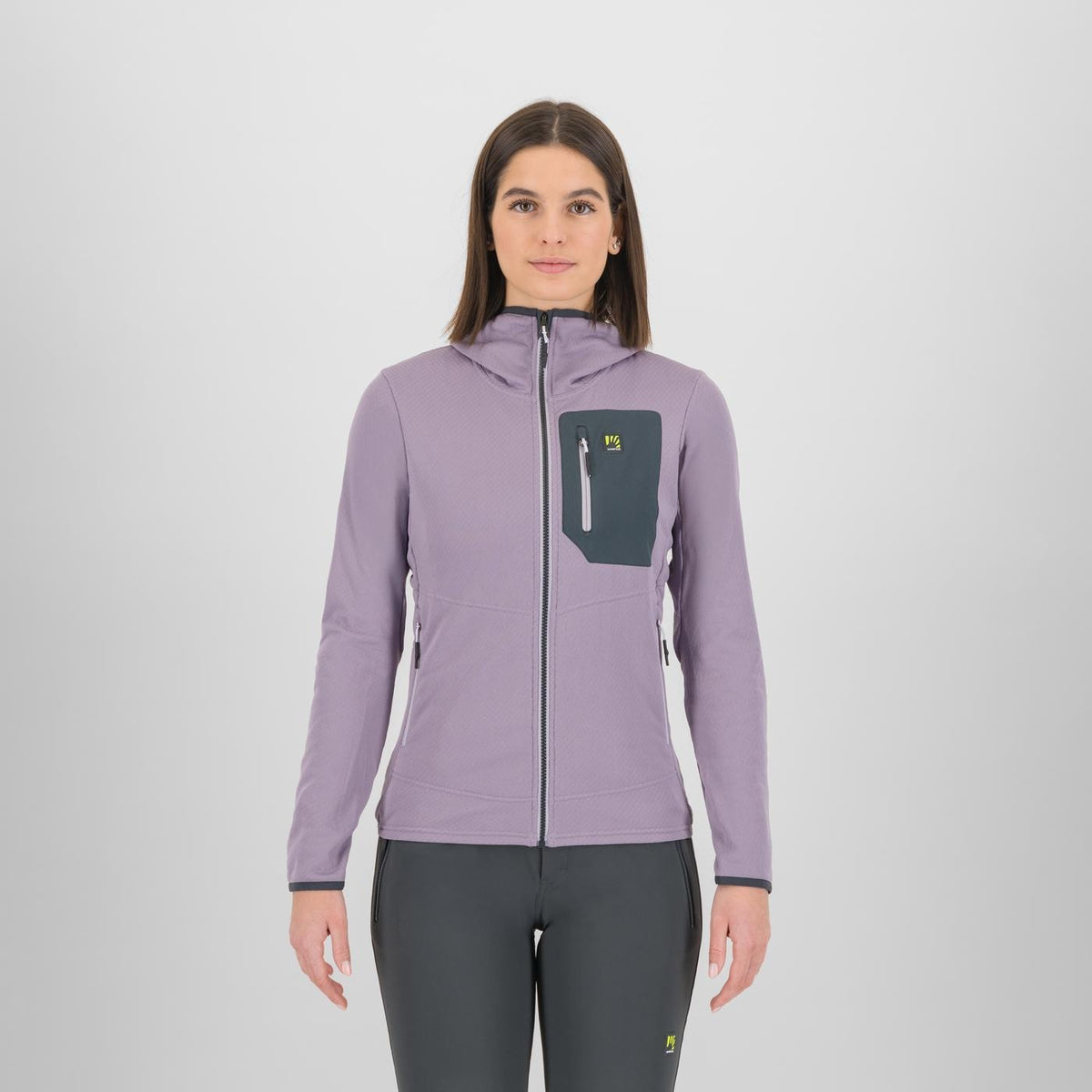 ANTERMOIA HOODIE W FLEECE   LAVENDER/WOODL.GRAY | 2532094-048  2026-27