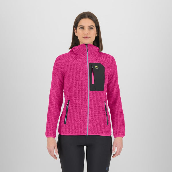 ROCCHETTA EVO HOODIE W FLEECE   PURPLE/BLACK | 2532096-066   2026