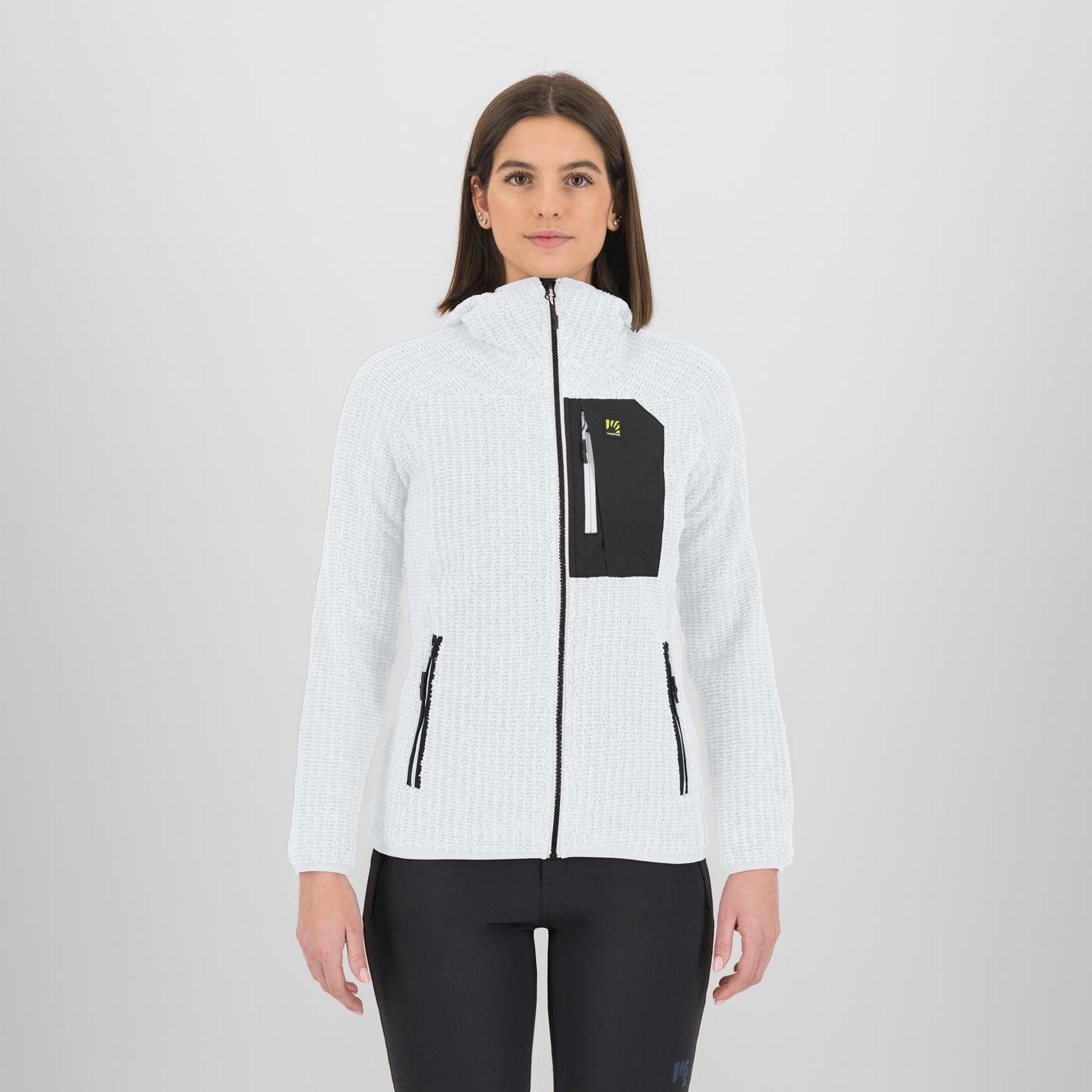 ROCCHETTA EVO HOODIE W FLEECE BRIGHT WHITE/BLACK | 2532096-150 2026 