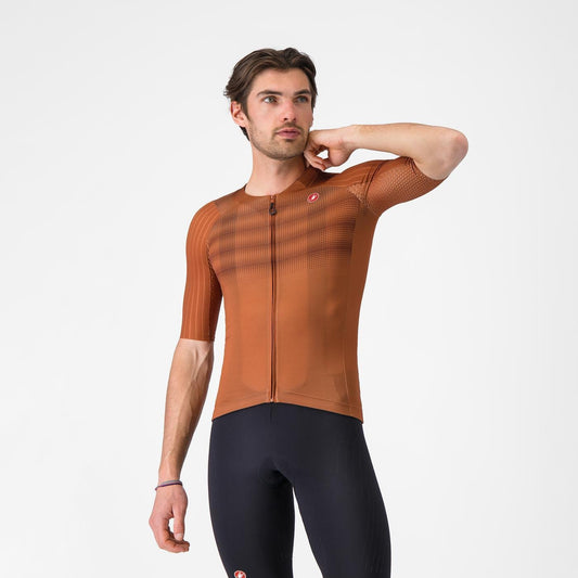AERO RACE 8S JERSEY Color: MOCHA | 4525010-245