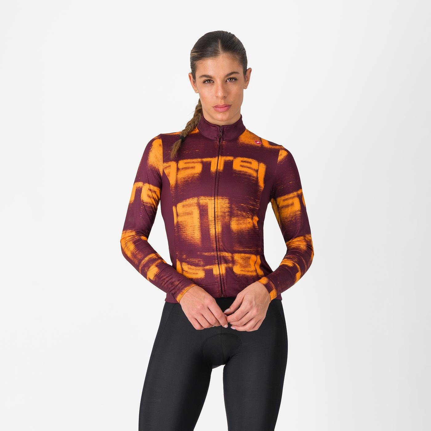 BLUR THERMAL JERSEY Color: DEEP BORDEAUX/VIVID ORANGE | 4525537-625 2026
