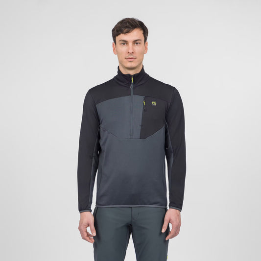 POLAIRE BIGONTINA DEMI-ZIP       WOODL.GRIS/NOIR | 2531125-401n      2027