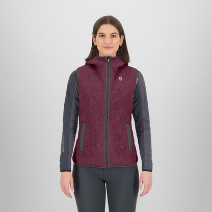 Sweat à capuche rétro MOIAZZA avec gilet   CRIMSON/FUMÉ | 2532078-080    2026-27