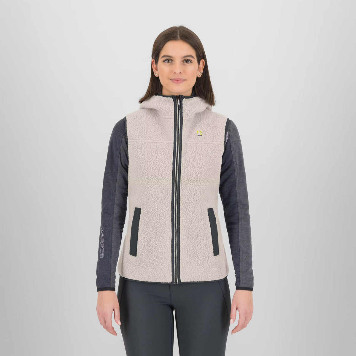 Sweat à capuche rétro MOIAZZA avec gilet  OUBLIER/NOIR | 2532078-065 2026-27