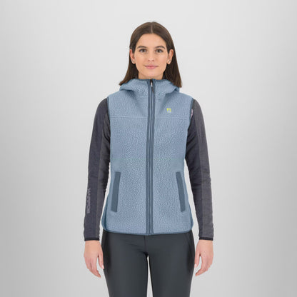 Sweat à capuche rétro MOIAZZA avec gilet  BLEU ASHLEY/BLEU MIRAGE | 2532078-190     2026-27