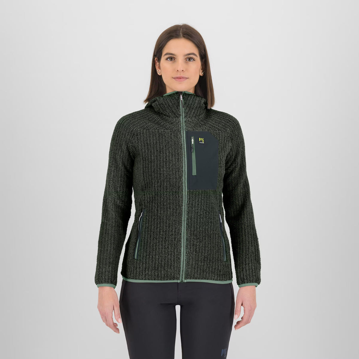 ROCCHETTA EVO HOODIE W FLEECE   SAC VERT/BOIS GRIS | 2532096-057  2027