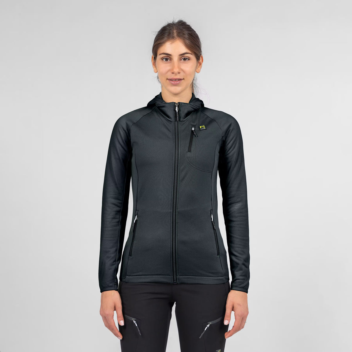 ODLE EVO W SWEAT À CAPUCHE POLAIRE À FERMETURE ÉCLAIR INTÉGRALE WOODL.GRAY | 2532122-401n    2027