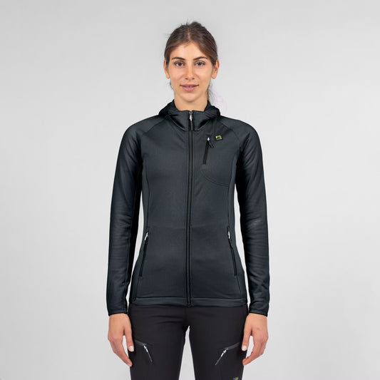 ODLE EVO W SWEAT À CAPUCHE POLAIRE À FERMETURE ÉCLAIR INTÉGRALE WOODL.GRAY | 2532122-401n    2027