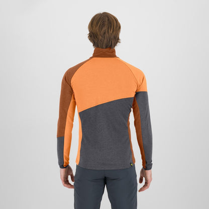 FEDERA FULL-ZIP FLEECE WOOD.GREY/MAHOGANY/VIBR.ORANG | 2531023-022 2026