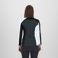 FEDERA HALF-ZIP W FLEECE WOOD GREY/BLACK/GLOSSY WHITE | 2532022-150 2026