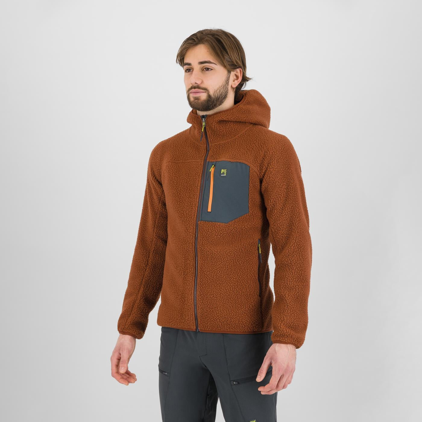 MOIAZZA RETRò DEPTHS/TARGON HOODED FLEECE | MAHOGANY/GREY WOOD | 2531077-022 2026