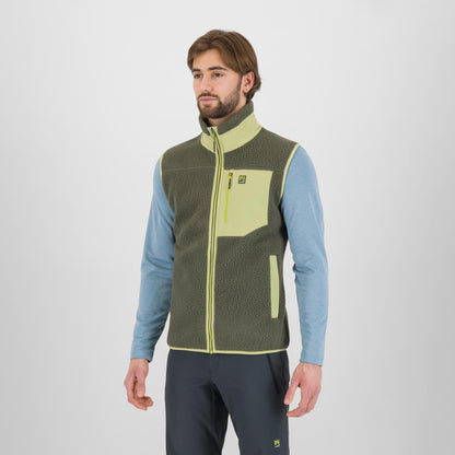 MOIAZZA RETRò FLEECE VEST  DEEP DEPTHS/TARRAGON | 2531078-007   2026