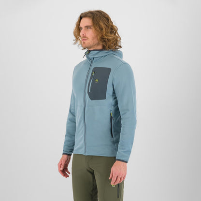 POLAIRE À CAPUCHE ANTERMOIA  BLEU FUMÉ/GRIS BOIS | 2531094-008  2026