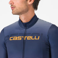 MAILLOT THERMIQUE APICE Couleur : BLEU BELGE/ORANGE VIF-HIVER  | 4525511-424    2026