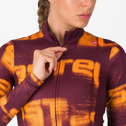 BLUR THERMAL JERSEY Color: DEEP BORDEAUX/VIVID ORANGE | 4525537-625 2026