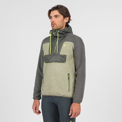 ROCCHETTA VOGUE SWEAT À CAPUCHE DEMI-ZIP POLAIRE  THÉ/RICIN/KAMBABA | 2531128-062   2027