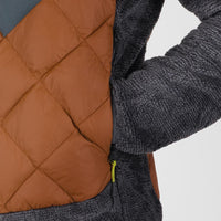 VESTE MARMAROLE UP    ACAJOU/BOIS GRIS | 2511045-022   2026
