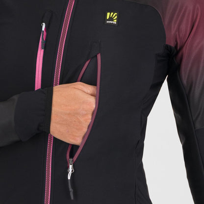 ALAGNA 2.0 W JACKET  BLACK/CRIMSON/PINK POWER | 2512041-080   2026