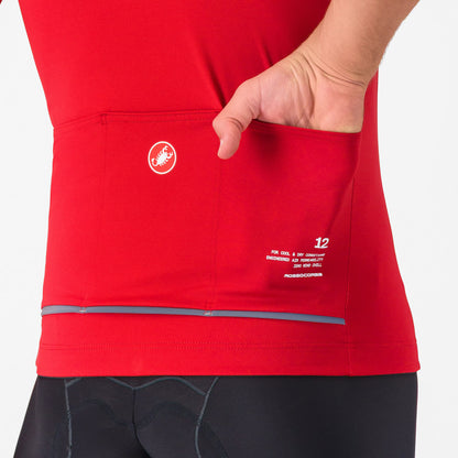 DO.DI.CI. VESTE À MANCHES COURTES   ROUGE RICHE | 4525505-645    2027