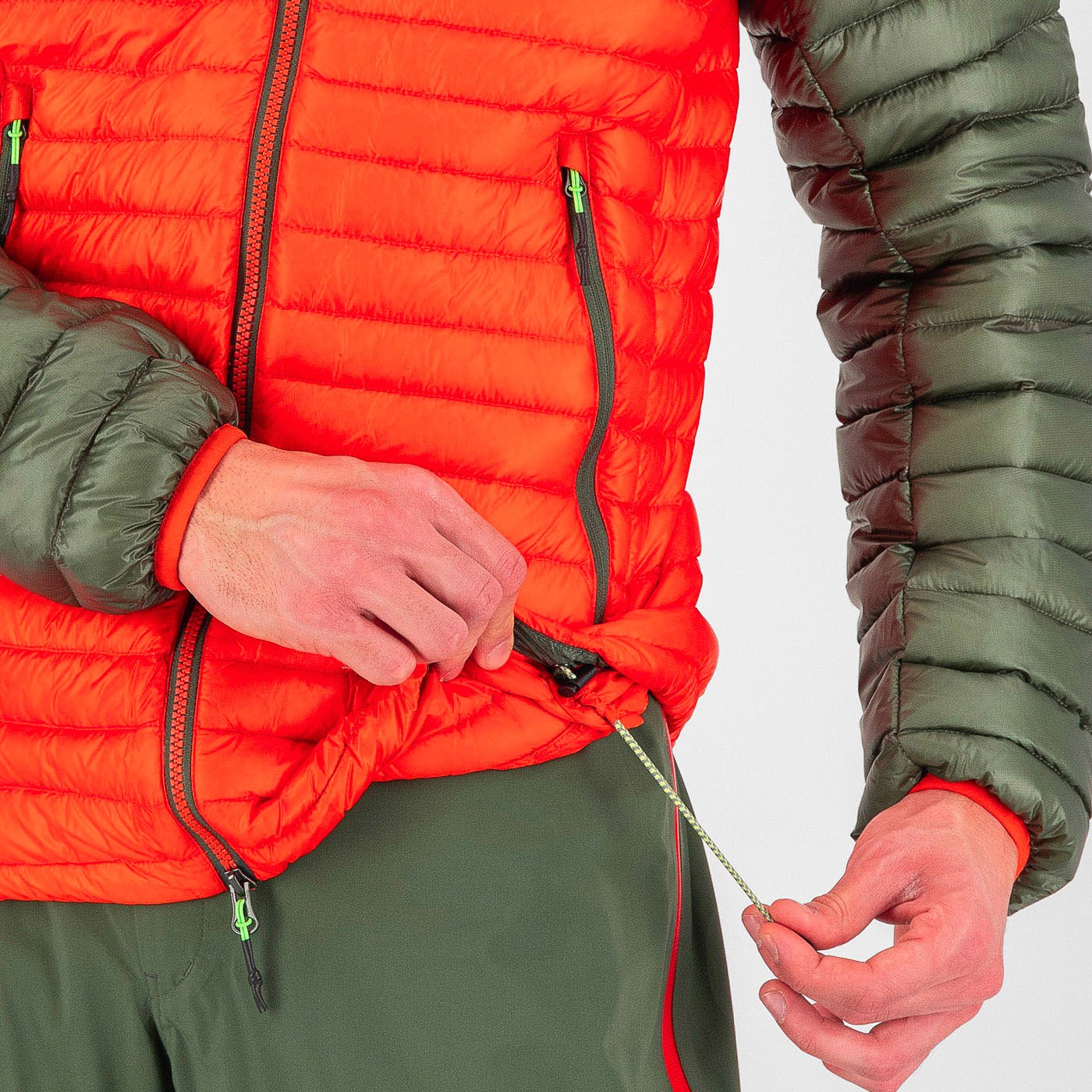 ALAGNA DOWN JACKET SPICY ORANGE/THYME | 2511021-024 2025-26