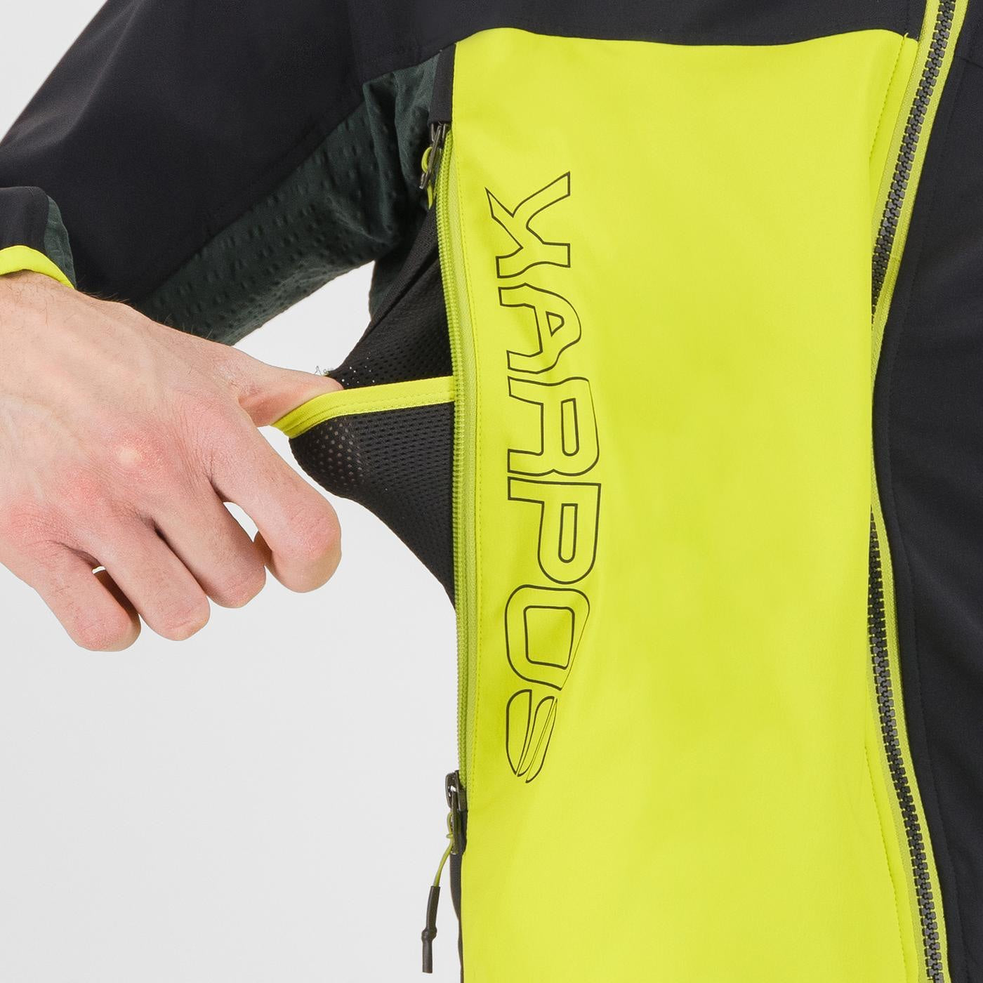 PIZZO BIANCO JACKET BLACK/WOODL.GRAY/ACID LIME | 2511032-038 2025-26