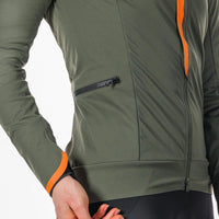 ALPHA ULTIMATE INSULATED W JACKET  Couleur : MILITARY GREEN/MELON  | 4522541-075