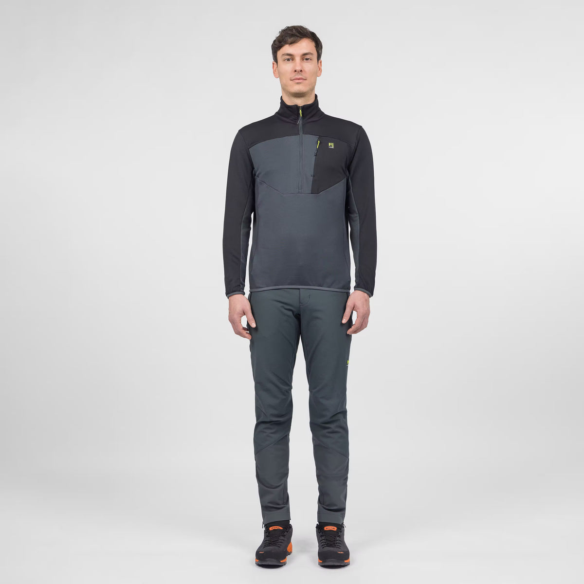 POLAIRE BIGONTINA DEMI-ZIP       WOODL.GRIS/NOIR | 2531125-401n      2027